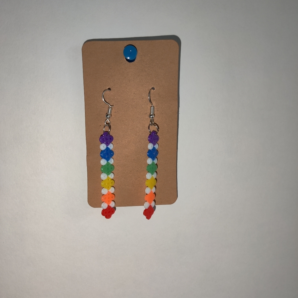 Hama Bead Earrings